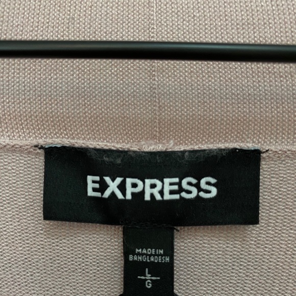 Express Light Pink Cardigan - Picture 3 of 3